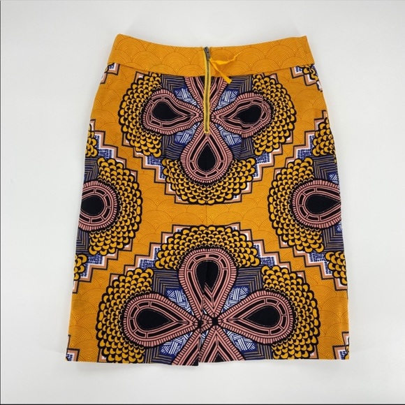 Anthropologie Maeve Clementina Pencil Skirt 2 - Picture 3 of 7